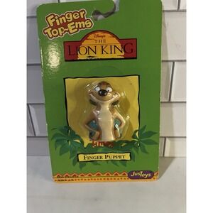 Disney The Lion King Timon Finger Puppet NEW Finger Top Ems Justoys Vintage